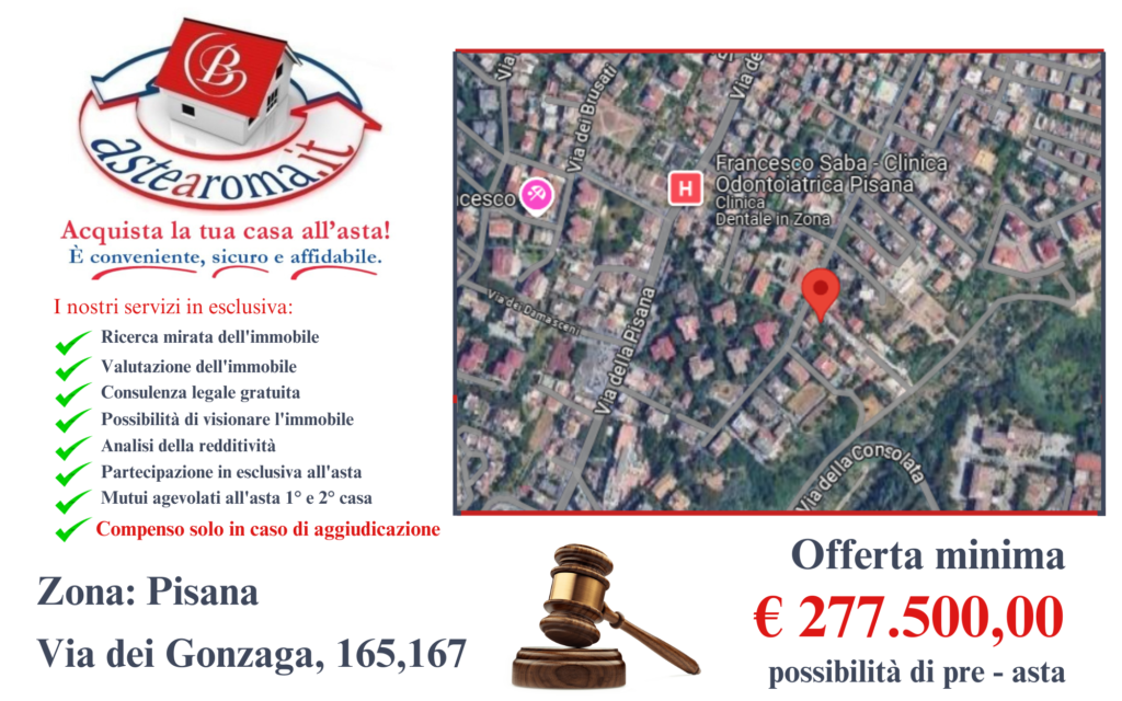 Via dei Gonzaga, 165,167 Roma RM #finsubito richiedi mutuo fino 100%